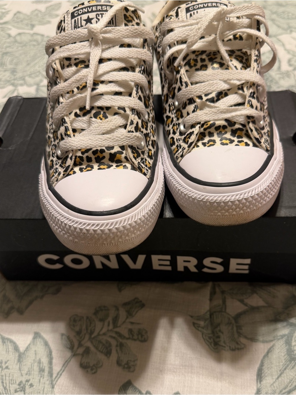 Converse Leopard Print Sneakers
